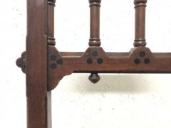 Bruce Talbert for Gillows & Co., a Rare Gothic Revival Walnut Side or Desk Chair - Thumbnail 10