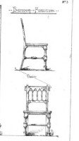 Bruce Talbert for Gillows & Co., a Rare Gothic Revival Walnut Side or Desk Chair - Thumbnail 16
