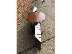 Heals, Arts & Crafts Oak Cocktail Table with Bottle Storage in the Side Doors - Thumbnail 6