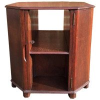 Heal’s – Arts & Crafts Oak Cocktail Table with Bottle Storage