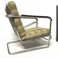Thonet 1930s Cantilever Armchair in the Style of Erich Dieckmann, Gilbert Rhode - Thumbnail 3