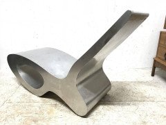 Mid- Century Modern Aluminium Organic Chaise Lounge in the Style of Ron Arad - Thumbnail 4
