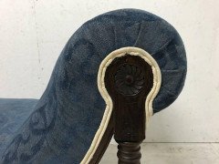 Good Quality Aesthetic Movement Mahogany Chaise Lounge Attributed to Morris & Co - Thumbnail 1