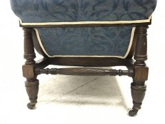 Good Quality Aesthetic Movement Mahogany Chaise Lounge Attributed to Morris & Co - Thumbnail 2