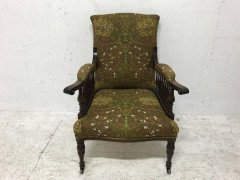 Mahogany Saville Armchair for Morris & Co Designed by George W Jack - Thumbnail 8
