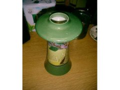 Edward Spencer, Hand Painted Tulip Vase with Pre-Raphaelite Maiden and Geese - Thumbnail 3