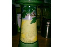 Edward Spencer, Hand Painted Tulip Vase with Pre-Raphaelite Maiden and Geese - Thumbnail 5