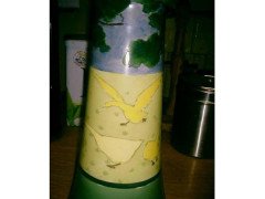 Edward Spencer, Hand Painted Tulip Vase with Pre-Raphaelite Maiden and Geese - Thumbnail 6