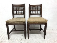 Bruce Talbert, for Gillows. Set of 10 Aesthetic Movement Walnut Dining Chairs  - Thumbnail 5