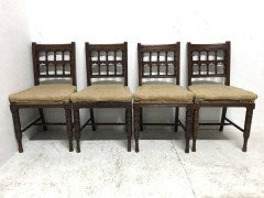 Bruce Talbert, for Gillows. Set of 10 Aesthetic Movement Walnut Dining Chairs  - Thumbnail 4