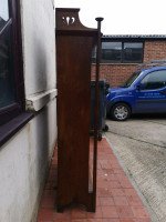 Wylie & Lochhead, Arts & Crafts Voysey Style Bookcase with Pewter & Ebony Inlays - Thumbnail 5