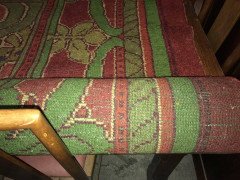CFA Voysey. A Rare Arts & Crafts 'Donnemara' Donegal Rug, with Roses & Tulips. - Thumbnail 9