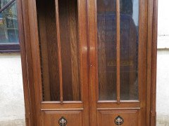 Wylie & Lochhead, Arts & Crafts Voysey Style Bookcase with Pewter & Ebony Inlays - Thumbnail 10