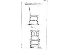 John Pollard Seddon a Pair of Gothic Revival Oak Dining Chairs. 4 More Available - Thumbnail 18
