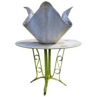 Willy Guhl for Eternit, Mid-Century Modern Concrete Garden Handkerchief Planter - Thumbnail 1