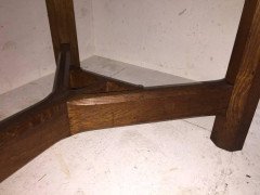 Gordon Russell, A Cotswold School Arts and Crafts 'Hay Rake' Oak Dining Table - Thumbnail 4