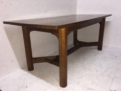 Gordon Russell, A Cotswold School Arts and Crafts 'Hay Rake' Oak Dining Table - Thumbnail 7