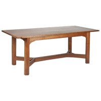 Gordon Russell, A Cotswold School Arts and Crafts 'Hay Rake' Oak Dining Table - Thumbnail 9
