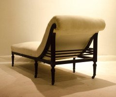E. W. Godwin for Collinson & Lock. an Anglo- Japanese Rosewood Chaise Lounge or Day Bed - Thumbnail 2