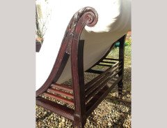 E. W. Godwin for Collinson & Lock. an Anglo- Japanese Rosewood Chaise Lounge or Day Bed - Thumbnail 8