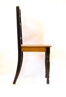 Bruce Talbert. Aesthetic Movement Hall Chair with Minton's tile by Dr C Dresser - Thumbnail 3