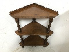 Charles Bevan for Marsh Jones & Cribb. A Gothic Revival Oak Ã‰tagÃ¨re/Corner Piece - Thumbnail 4