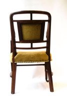 Edward William Godwin. Made by William Watt. an Anglo- Japanese Walnut Armchair. - Thumbnail 3