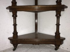 Charles Bevan for Marsh Jones & Cribb. A Gothic Revival Oak Ã‰tagÃ¨re/Corner Piece - Thumbnail 9