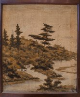 E. W. Godwin (attributed). an Anglo- Japanese Four-fold Screen with Japanese Silk Scenes - Thumbnail 6