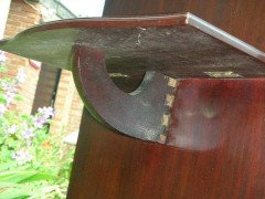Shapland and Petter Arts and Crafts Fold Down Desk with a Stylised Copper Panel - Thumbnail 10