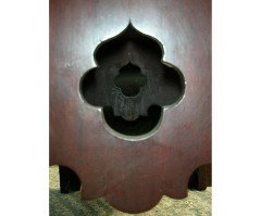 Shapland and Petter Arts and Crafts Fold Down Desk with a Stylised Copper Panel - Thumbnail 11