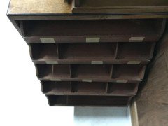 An Important Breakfront Bookcase/ Cabinet Designed by E Barnsley, Exhibited 1982. - Thumbnail 6