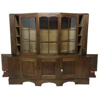 An Important Breakfront Bookcase/Cabinet Designed by E Barnsley, Exhibited 1982