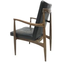 Finn Juhl Attributed, Scandinavian Teak Armchair with a Sculptural Design - Thumbnail 8