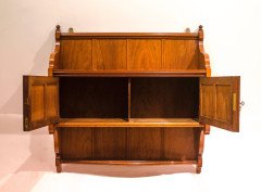Arts and Crafts Tiled Wall Cabinet Attributed to L Foreman Day - Thumbnail 3