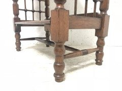 Liberty & Co Attributed, Arts & Crafts Book Stand with Moorish Turned Decoration - Thumbnail 8