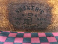 Three American Maple Shaker Ladder Back Rocking Chairs from Mt Lebanon New York. - Thumbnail 12