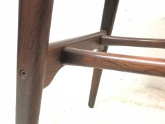 Erik Buck Chr. Christensens Mobelfabrik I/ S Vamdrup Design Rosewood Bar Stool - Thumbnail 6