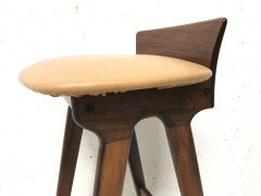 Erik Buck Chr. Christensens Mobelfabrik I/ S Vamdrup Design Rosewood Bar Stool - Thumbnail 9