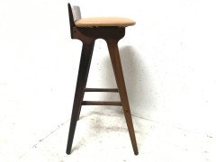 Erik Buck Chr. Christensens Mobelfabrik I/ S Vamdrup Design Rosewood Bar Stool - Thumbnail 5