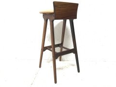 Erik Buck Chr. Christensens Mobelfabrik I/ S Vamdrup Design Rosewood Bar Stool - Thumbnail 4