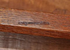 Gordon Russell, Arts & Crafts Cotswold School Oak Hayrake Stretcher Dining Table - Thumbnail 1