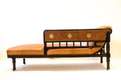 Anglo-Japanese Ebonized Chaise Longue Attributed to E W Godwin - Thumbnail 2