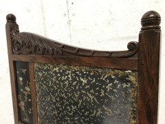 Bombay Art Furniture Anglo-Japanese Side Chair with a Lacquer Floral Panel - Thumbnail 8
