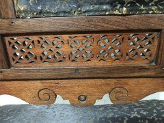 Bombay Art Furniture Anglo-Japanese Side Chair with a Lacquer Floral Panel - Thumbnail 11