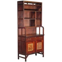 E. W. Godwin an Important Anglo-Japanese Bookcase Painted by Henry Stacy Marks