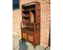 E. W. Godwin an Important Anglo-Japanese Bookcase Painted by Henry Stacy Marks - Thumbnail 3