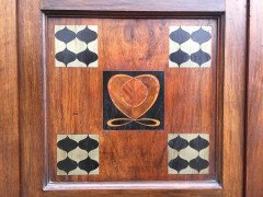 Waring and Gillows, an Exceptional, Bow Fronted Inlaid Display Cabinet - Thumbnail 6