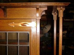 Near Pair of Oak Arts & Crafts Bookcases by Liberty and Co. - Thumbnail 4