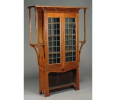 Near Pair of Oak Arts & Crafts Bookcases by Liberty and Co. - Thumbnail 6